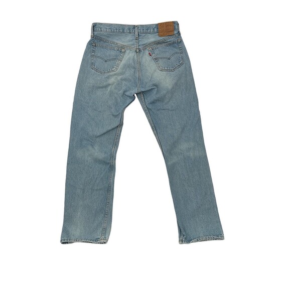 vintage Levi’s 501 Jeans 36x30 medium Wash Made in USA Button Fly 90s 1996 - Picture 6 of 10